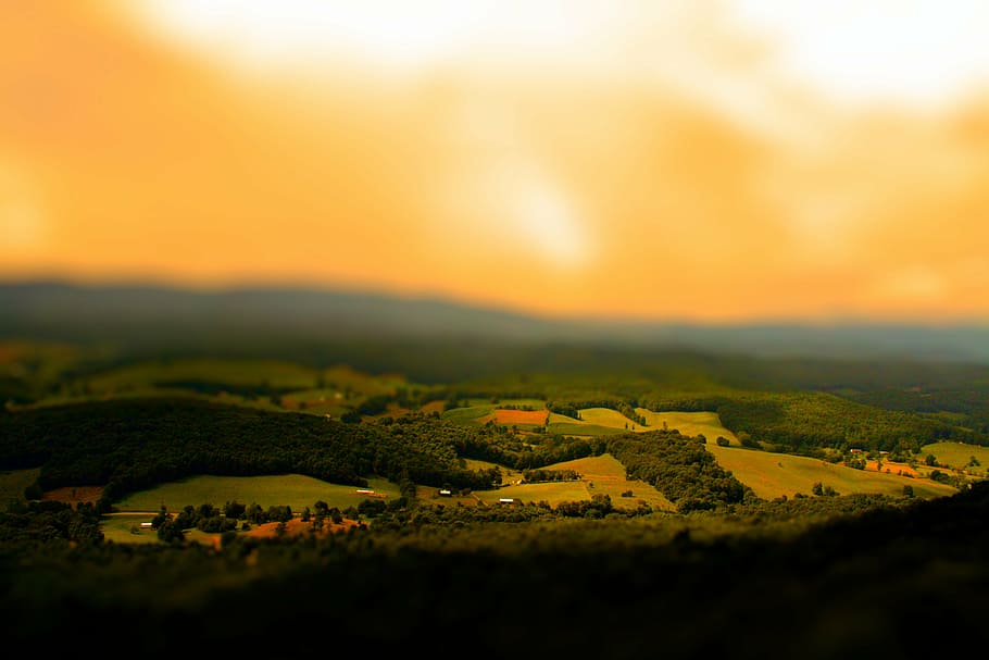 backlit, blur, clouds, countryside, cropland, dawn, daylight HD wallpaper