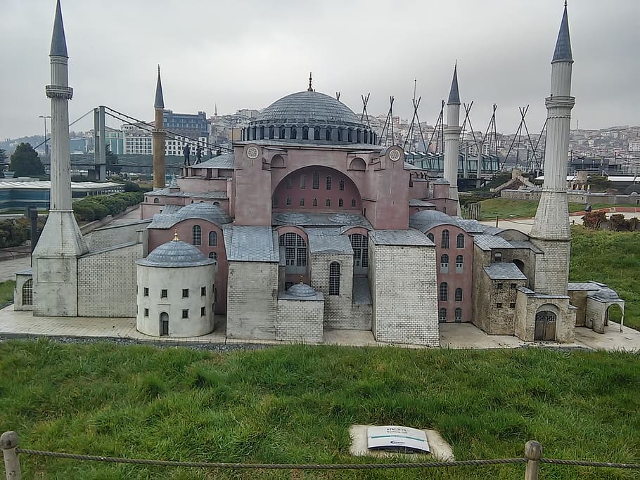 hagia sophia, istanbul, sultanahmet, built structure, building exterior, HD wallpaper