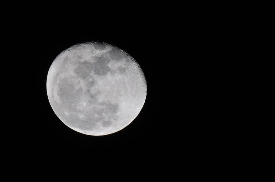 moon, a full moon, space, night, astronomy, sky, planetary moon HD wallpaper
