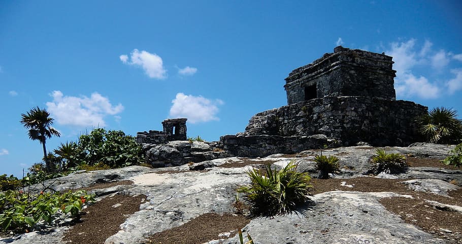 tulum, ruins, mexico, religious, city of dawn, yucatan, fort, HD wallpaper