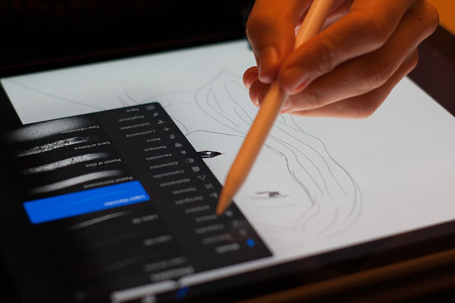 Drawing with Procreate, untitled, illustration, art, tech, ipad HD wallpaper