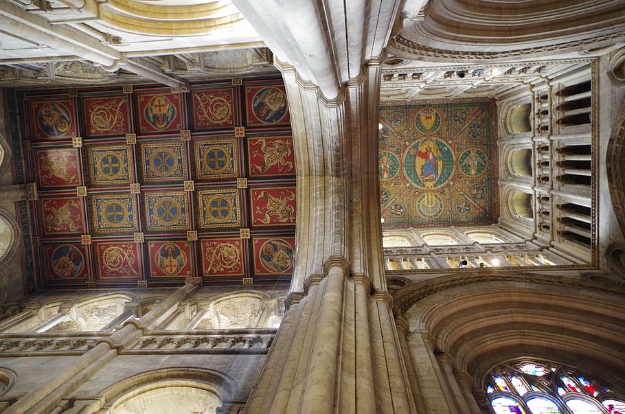 vault, cathedral, dom, ely cathedral, church, architecture HD wallpaper