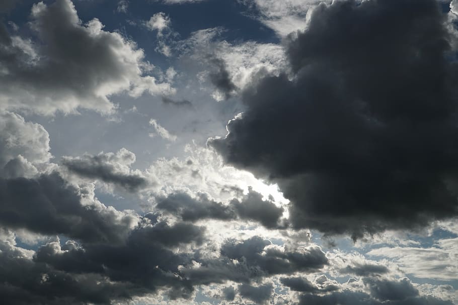clouds, clouded sky, dark clouds, cloud - sky, cloudscape, beauty in nature HD wallpaper