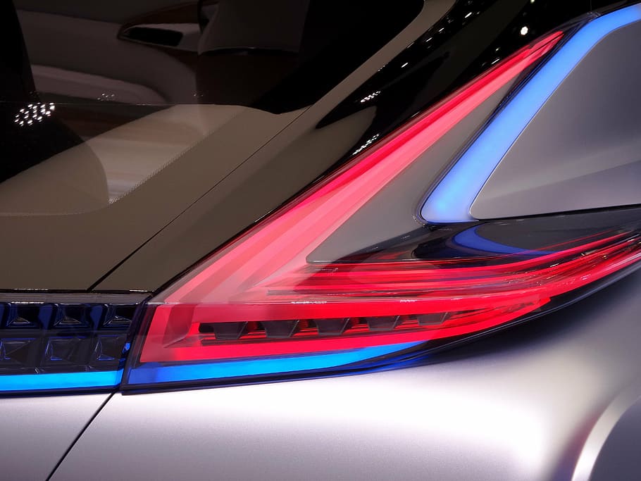 car, rear, showroom, prototype, vehicle, automobile, design HD wallpaper