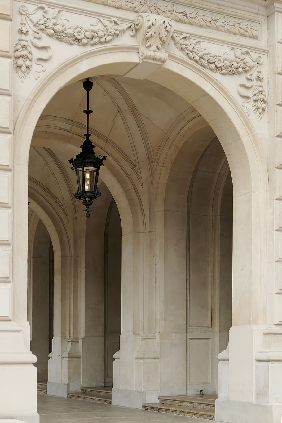 goal, archway, lamp, light, input, architecture, wall, passage HD wallpaper
