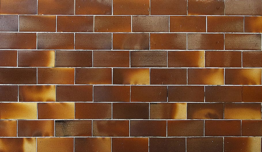 wall, brick, clinker, burned, pattern, structure, ceramic, backgrounds HD wallpaper