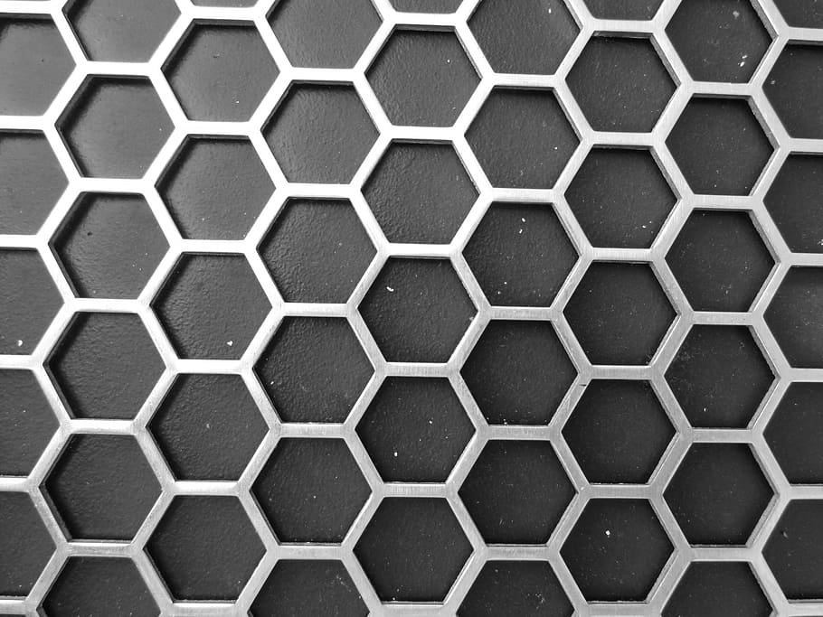silver and gray link digital wallpaper, metal, metallic, pattern HD wallpaper
