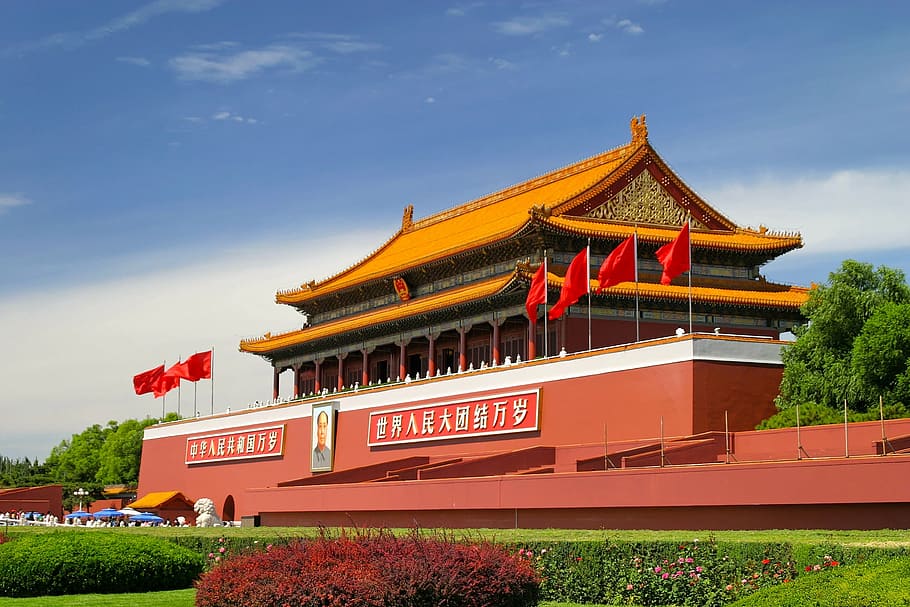 Forbidden City, China, architecture, asia, pagoda, pavilion, temple, HD wallpaper