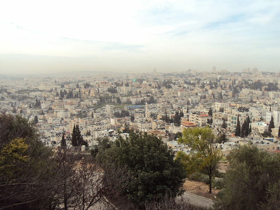 Israel, Holy Land, City View, jerusalem, cityscape, architecture