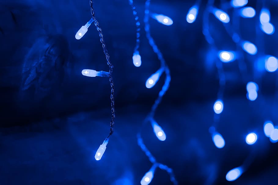blur, abstract, easy, no one, background, blue, swag, lights HD wallpaper