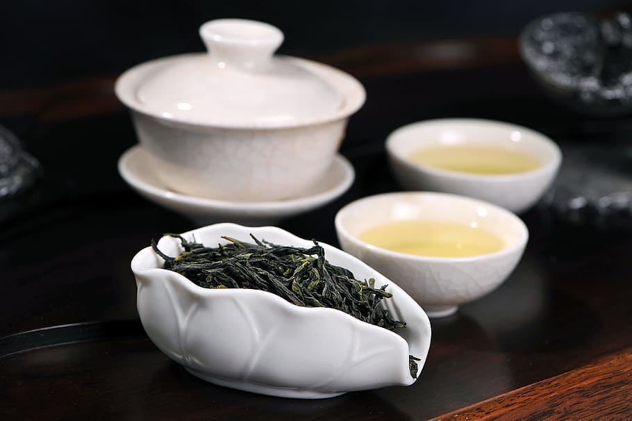 yellow liquid on bowls, Black Tea, Tea Cup, food and drink HD wallpaper