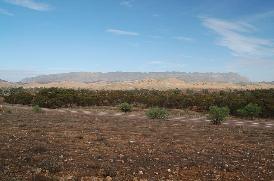 Flinders Range in South Australia, hills, landscape, landscapes, HD wallpaper