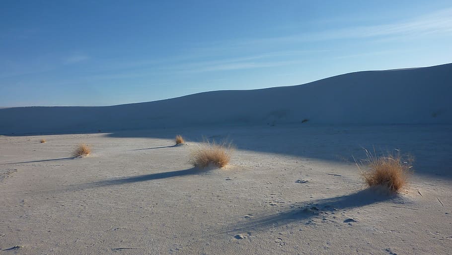 desert, sand, dunes, dry, hot, heat, sky, arid, sand dunes HD wallpaper