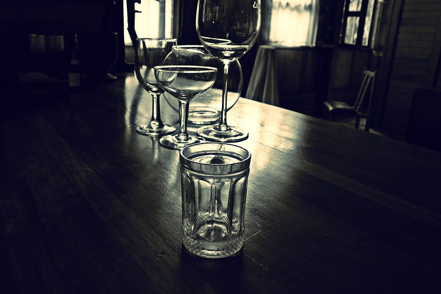 glass, cups, drink, table, refreshment, indoors, food and drink HD wallpaper