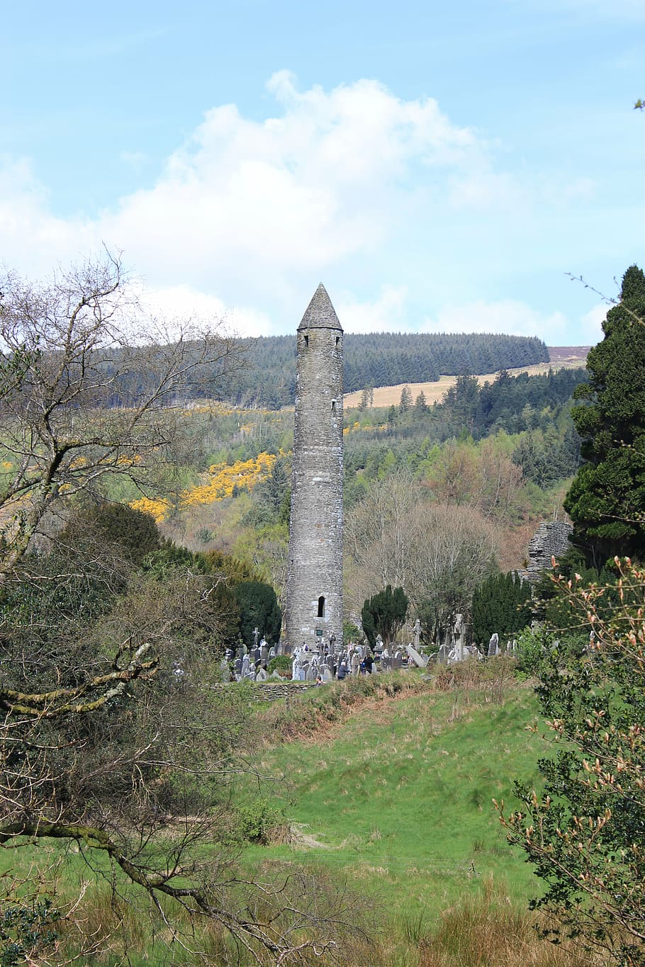 ireland, wicklow, dublin, old Ruin, famous Place, ancient, history