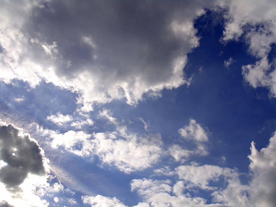 Clouds, Weather, sky, backgrounds, cloud - sky, cloudscape HD wallpaper