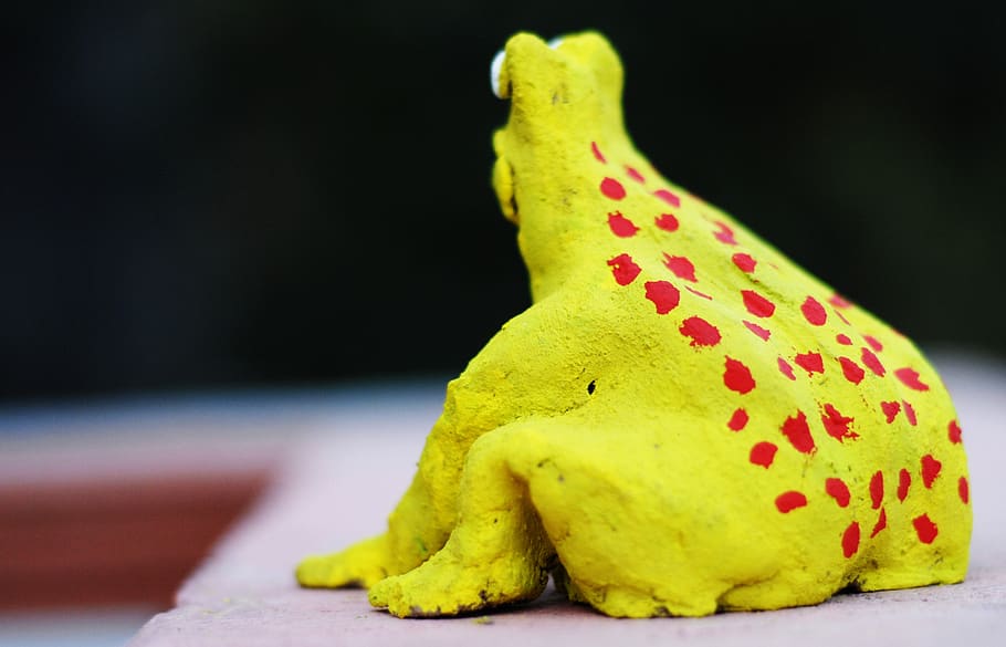crafts, toad, tlapa de comonfort, animal representation, close-up HD wallpaper
