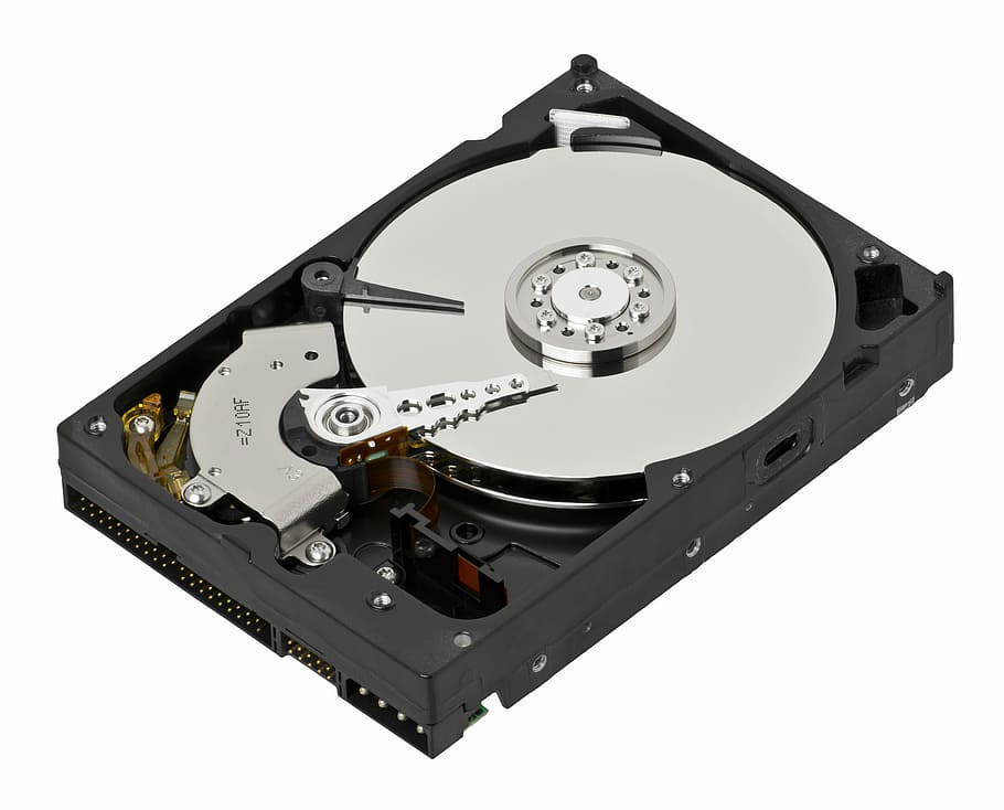 Desktop, Hard, Drive, cut out, old-fashioned, white background HD wallpaper