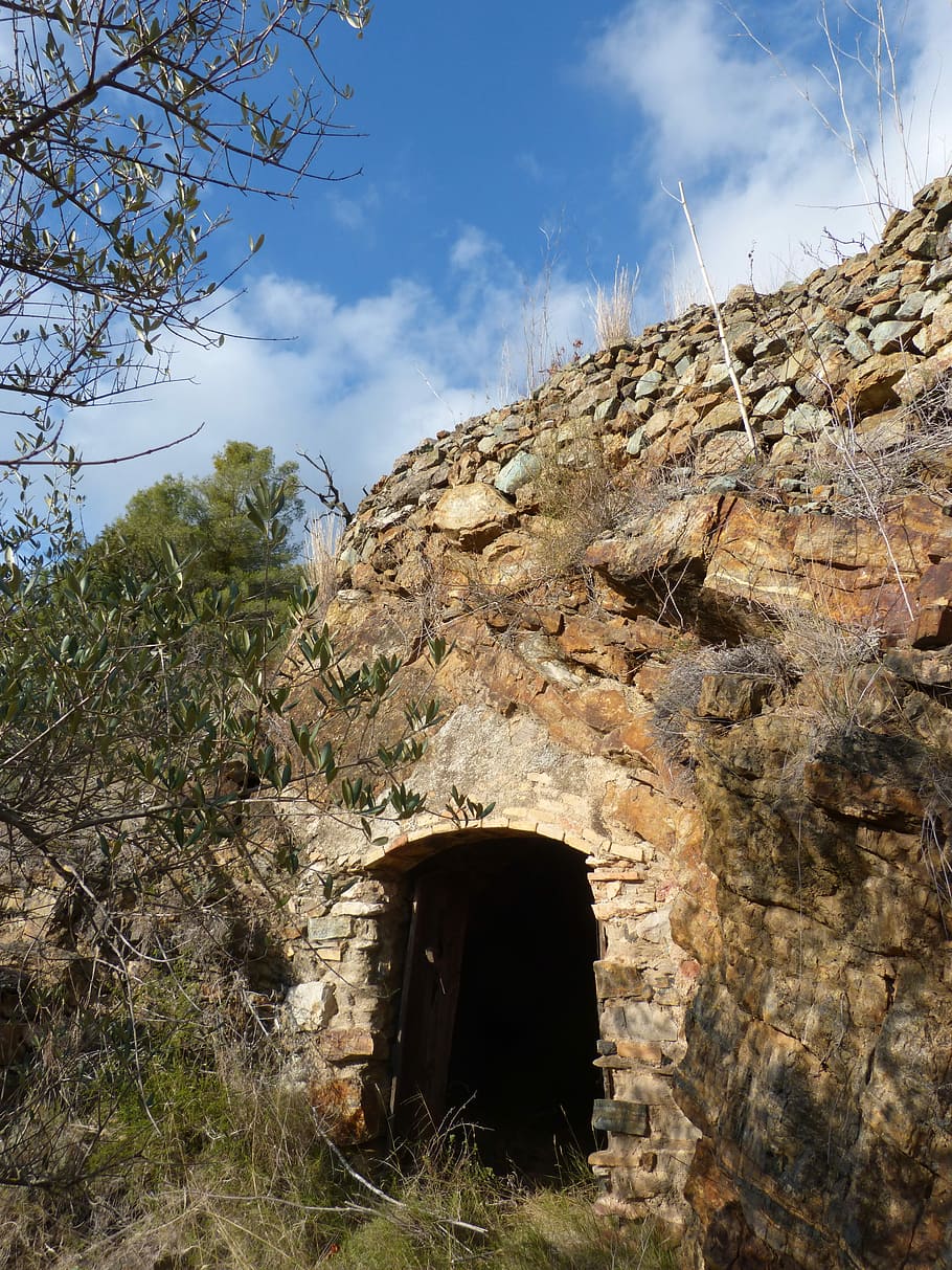Cave, Priorat, Barraca, Rural, rock - object, architecture HD wallpaper