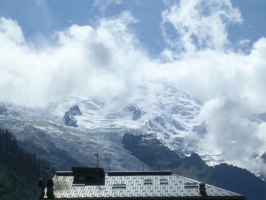 chamonix, france, mountain, alps, haute-savoie, summit, mont blanc, HD wallpaper