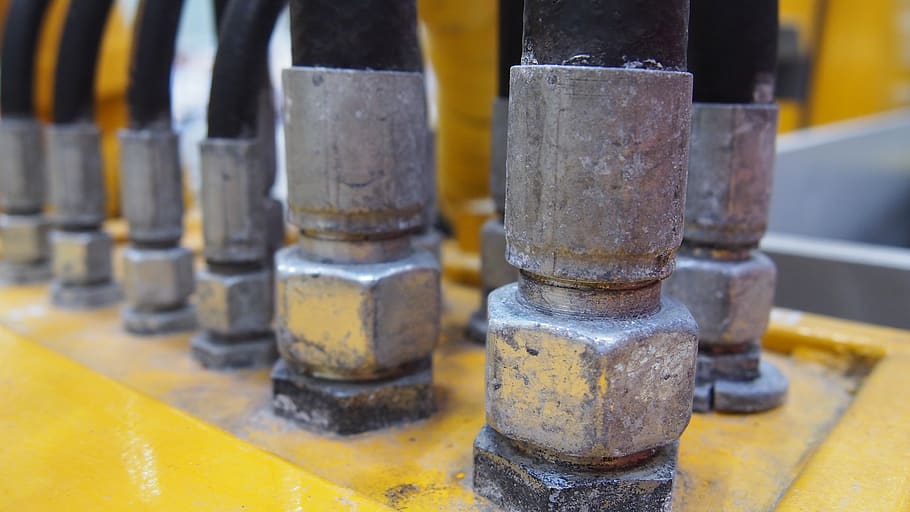 old, the industry, yellow, no people, in a row, close-up, metal HD wallpaper