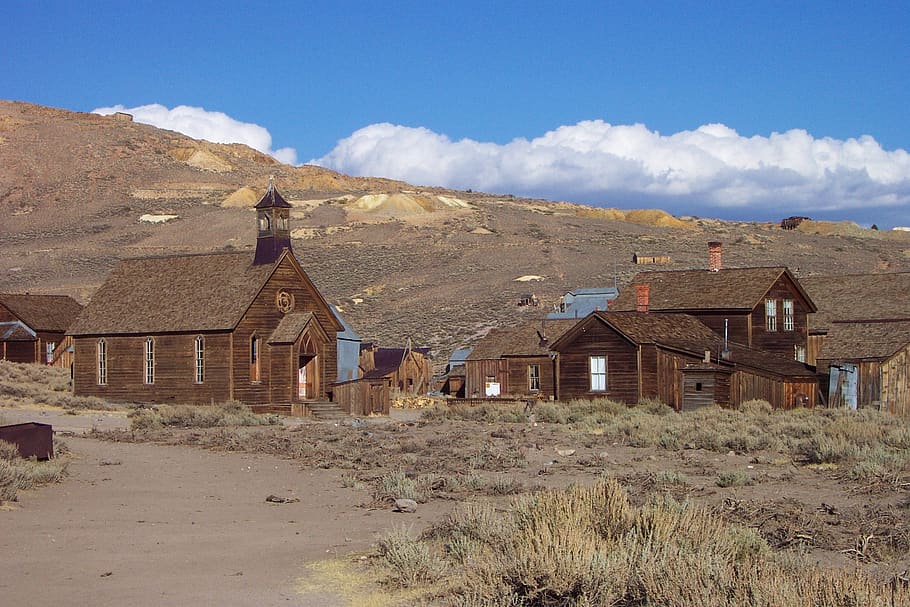 house, outdoors, landscape, remote, nature, bodie, bshp, bodie state historic park, HD wallpaper