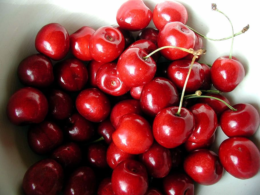 Sweet, Fruit, Cherry, fruts, fruits, plants, flora, red, food and drink HD wallpaper
