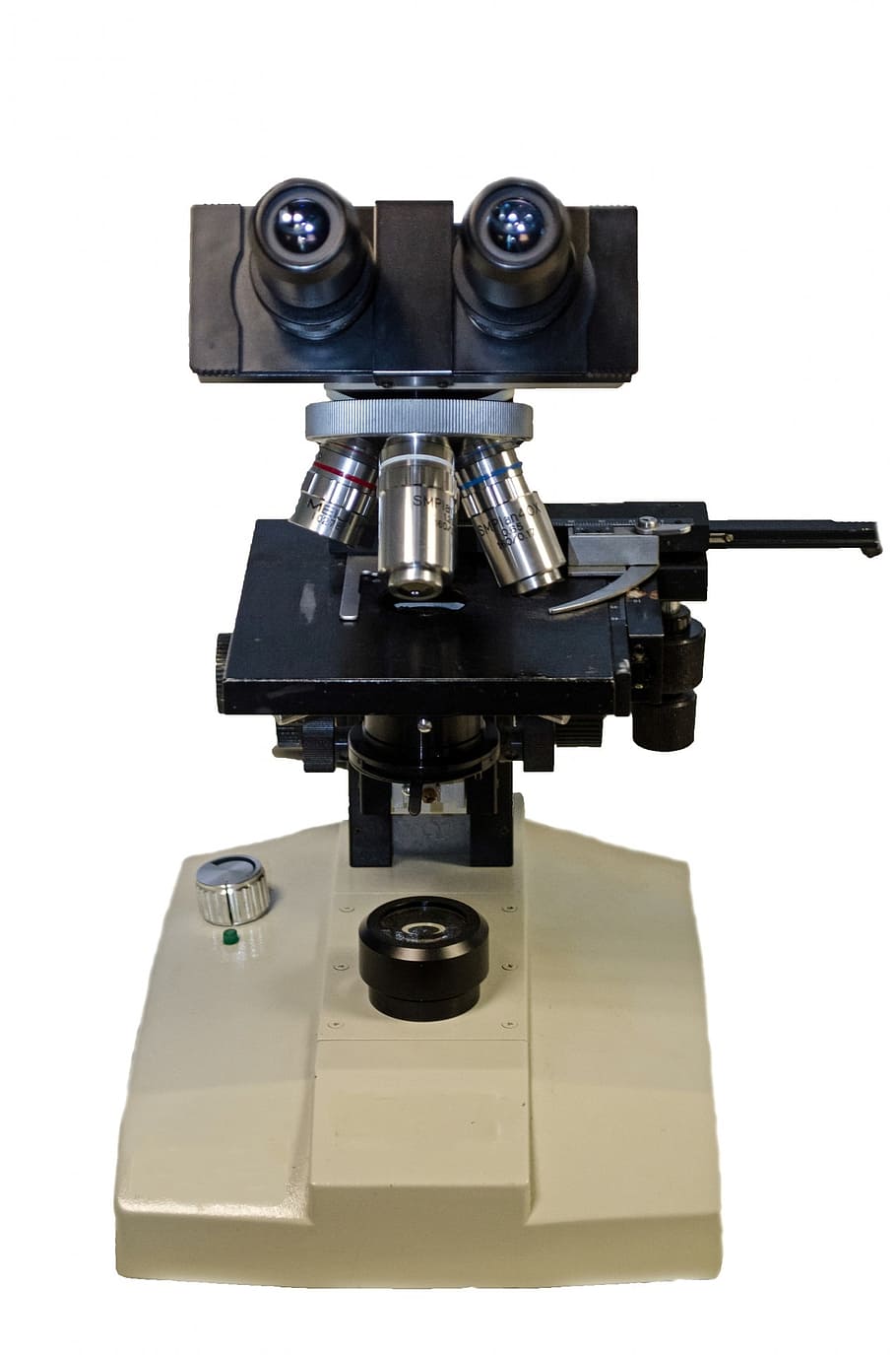 microscope, white, chemistry, isolated, microscopy, expensive HD wallpaper