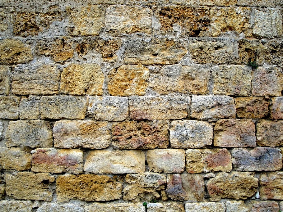 brown brick wall, stone wall, background, texture, bricks, brick wall background HD wallpaper