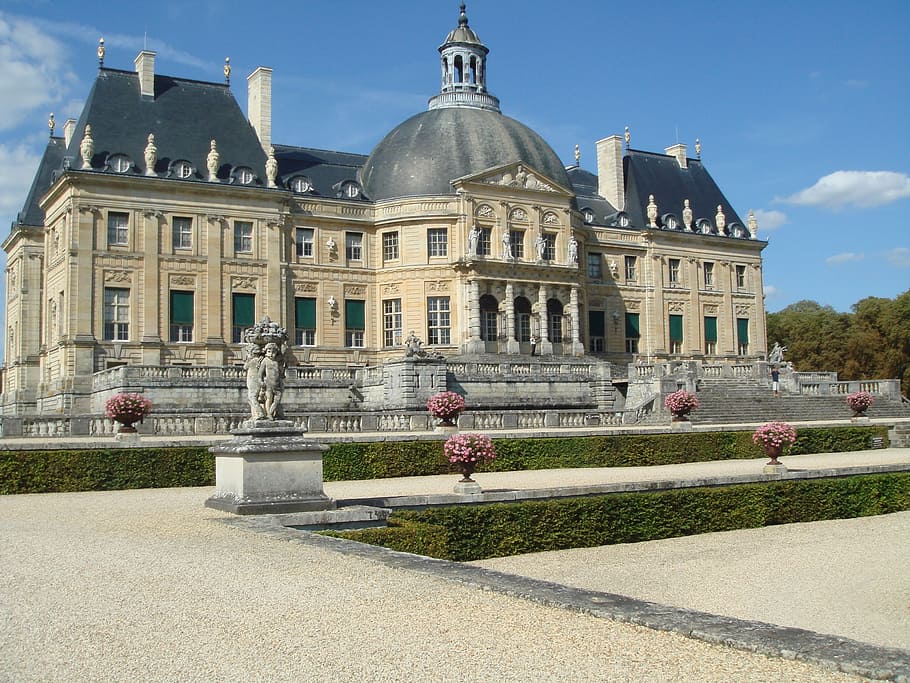 château, château de vaux-le-vicomte, maincy, castle, palace, HD wallpaper