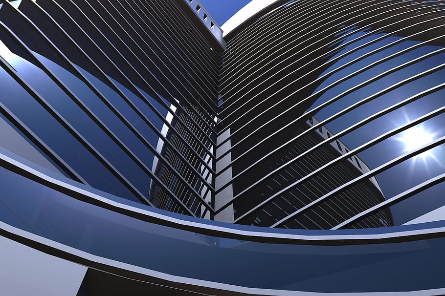 building, hochaus, skyscraper, tower, office, skyskraper, edficio HD wallpaper