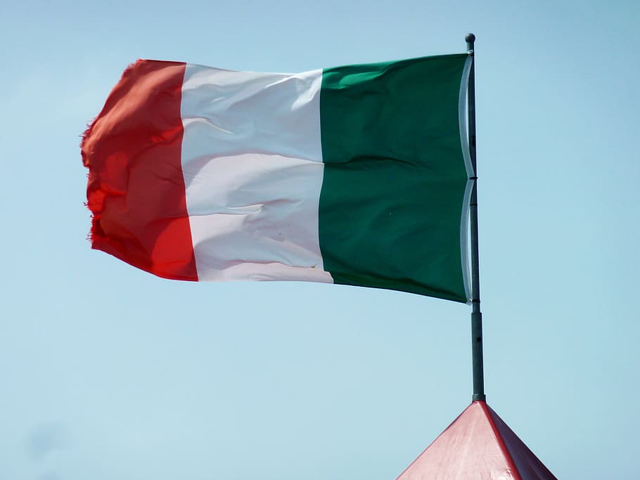 italy flag, banner, red, italian flag, national flag, home