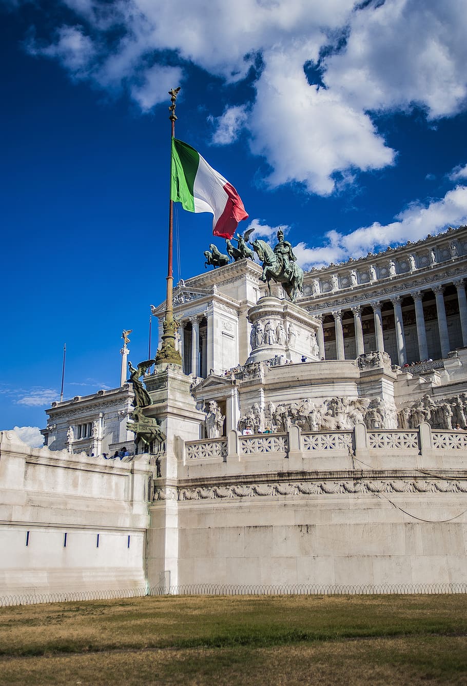 rome, altar, altar of the fatherland, italy, architecture, city, HD wallpaper