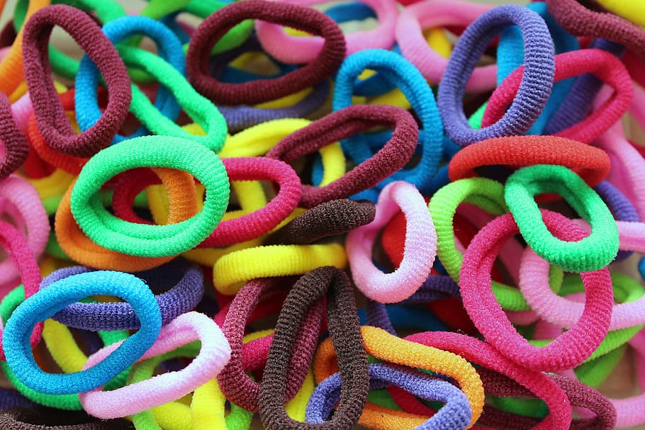 hair ties, eraser, provides, ornaments, for hair, elastic, girls, HD wallpaper