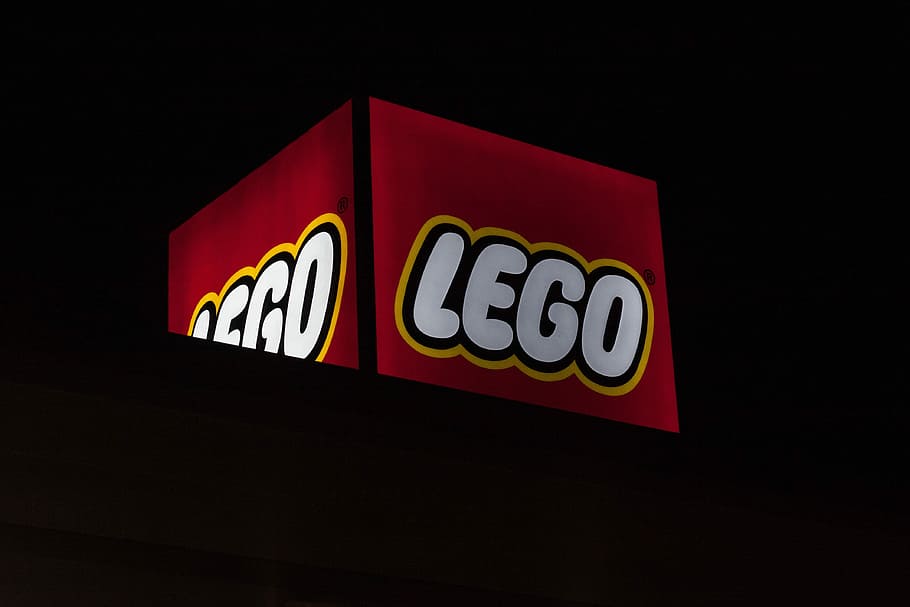 Hd Wallpaper Lego Logo Lego Signage Neon Sign Night Shop Sign Text Western Script Wallpaper Flare
