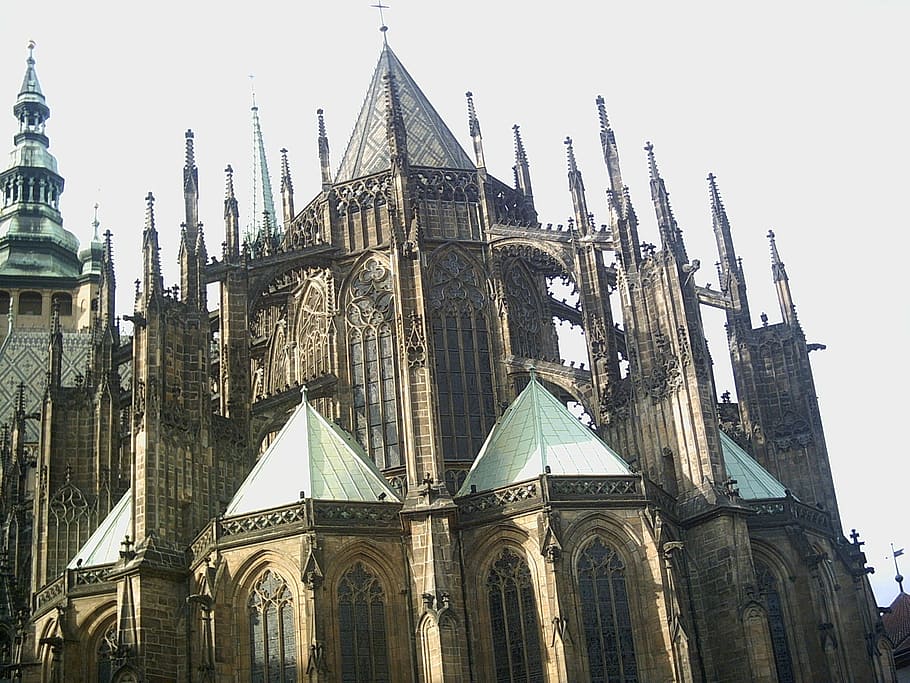 prague, hradčany, cathedral, built structure, architecture HD wallpaper
