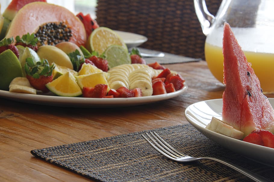 juice, table, fruit, food and drink, healthy eating, freshness HD wallpaper