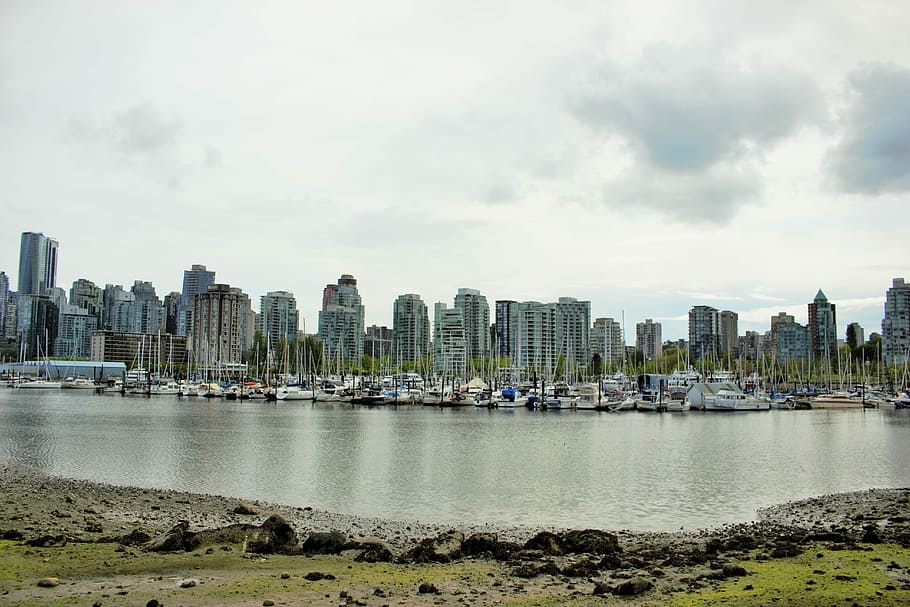 Vancouver, Buildings, Canada, Spring, urban, real, city, modern HD wallpaper