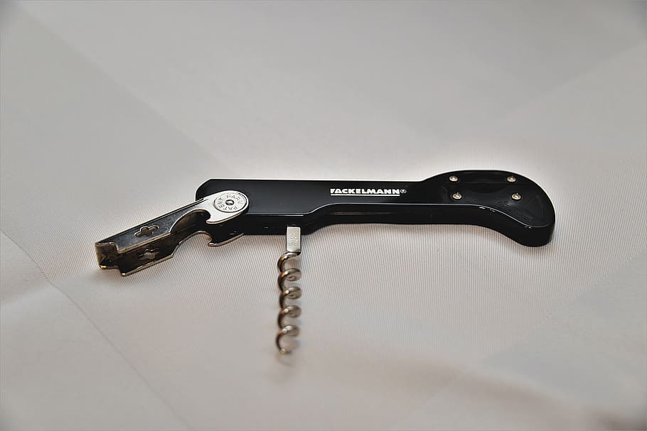 corkscrew, bottle opener, uncork, tool, indoors, close-up, metal HD wallpaper