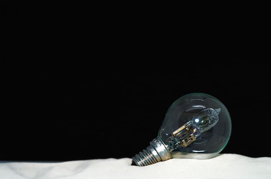 Light Bulb, Bulbs, Close, Background, nobody, idea, thought HD wallpaper