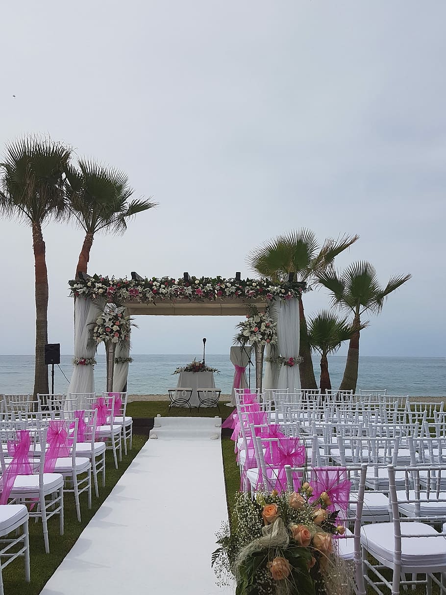Wedding, Ceremony, Event, Nuptials, marry, marriage, flowers HD wallpaper