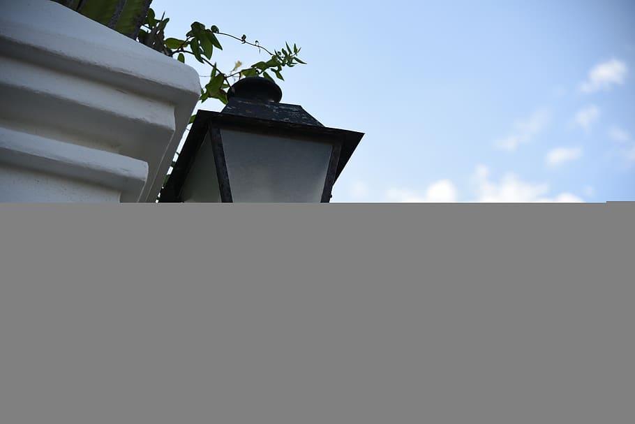 lantern, sky, clouds, city, luminary, architecture, streetlights HD wallpaper
