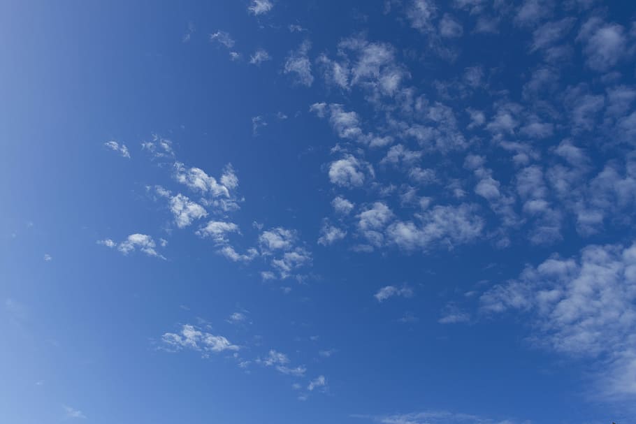 Clouds, Blue Sky, Sunny, backgrounds, cloud - sky, nature, cloudscape HD wallpaper