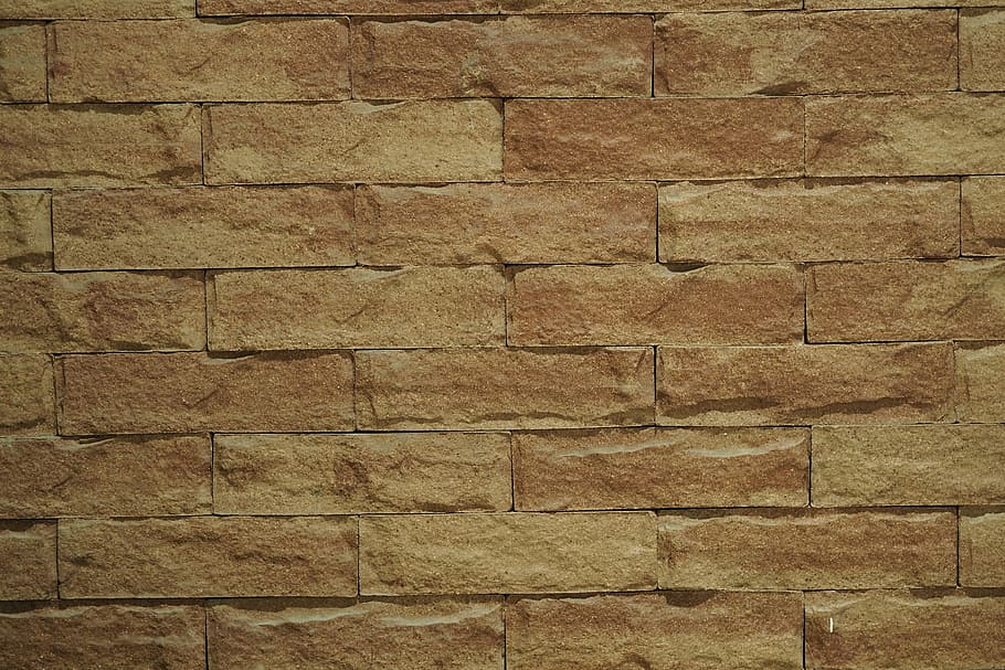 the wall, the bricks, background, the structure, brown, backgrounds HD wallpaper