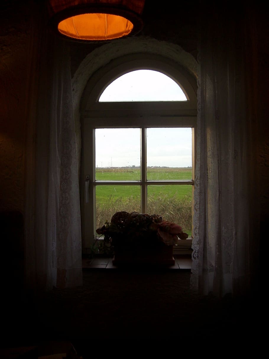 window, lamp, lichtspiel, nostalgic, impression, shadow, dark HD wallpaper