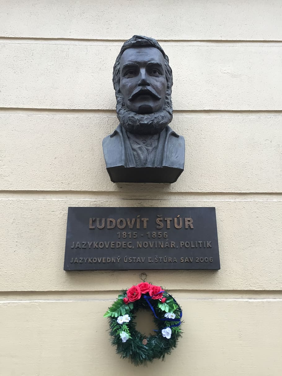 bust, statue, bratislava, slovakia, ludovit stur, historical person HD wallpaper
