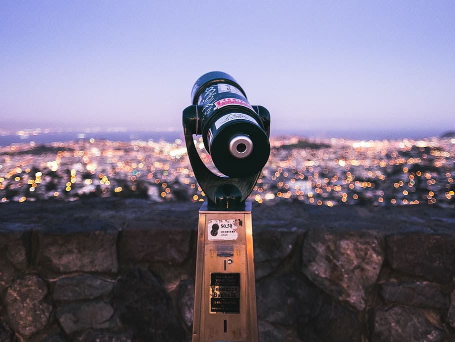 still, items, things, binoculars, pay per view, coin, operated HD wallpaper