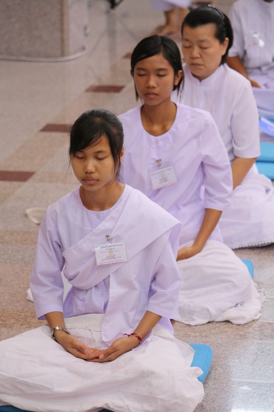 observe, religious, precepts rite, in, thai, meditation, buddhists HD wallpaper