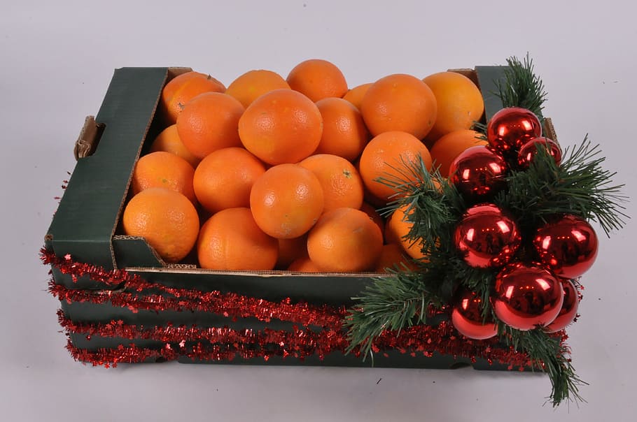 oranges, christmas, fruit christmas, food, food and drink, healthy eating HD wallpaper