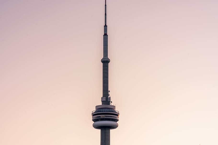 CN Tower, Pearl Tower, toronto, architecture, modern architecture HD wallpaper